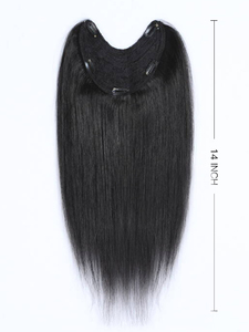 Topper per capelli umani con Base in pizzo di seta naturale da <span class=keywords><strong>donna</strong></span> colore marrone biondo V - Product Image 6