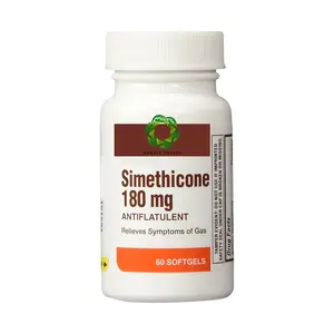 Simethicone Softgels 180mg antiflatulent làm giảm các triệu chứng của khí Softgel