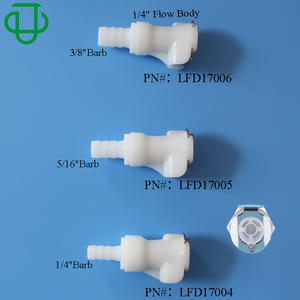 Acoplamiento de Conexión Rápida Jiyou Serie L con Válvula de Cierre, Asiento Hembra Recto, Plástico POM, 3.2-10.0mm - Product Image 3