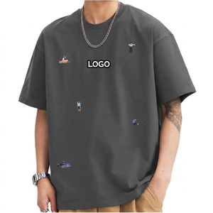 เสื้อยืดโอเวอร์ไซส์สีเขียวมะนาวสำหรับผู้ชาย ปักโลโก้ตามสั่ง ผ้าฝ้าย สตรีทแวร์ ทรงหลวม ขายส่ง ปี 2026 เป็นมิตรกับสิ่งแวดล้อม แห้งเร็ว ใส่สบาย - Product Image 5