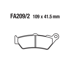 Pastillas de Freno de Disco para Motocicleta, Forros de Freno de Disco FA209 <span class=keywords><strong>F</strong></span> 650 700 800 <span class=keywords><strong>R</strong></span> <span class=keywords><strong>K</strong></span> 1200 1250 S, Material Semimetálico - Product Image 4