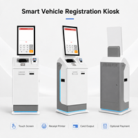 Kiosque d'inscription de véhicules en libre-service KER, terminal de paiement pour le renouvellement de la permise de conduire DMV avec écran tactile