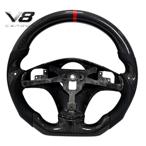 Volant en fibre de carbone véritable V8carbon pour <span class=keywords><strong>V8</strong></span> Vantage, accessoires de voiture, pièces automobiles, modification, style sport racing, personnalisé - Product Image 2