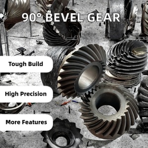 Piñón de Cadena de Rodillos de 90 Grados, Acero, Estándar ANSI, Personalizable, Soporte OEM, 2M15, 16-36 Dientes, 3 Años de Garantía - Product Image 2