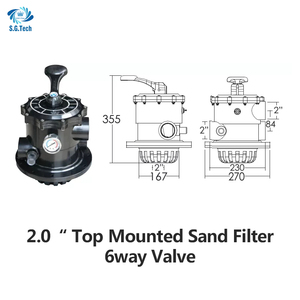 Chất lượng cao ABS 1.<span class=keywords><strong>5</strong></span> <span class=keywords><strong>2</strong></span> <span class=keywords><strong>inch</strong></span> 6 cách <span class=keywords><strong>Multiport</strong></span> van lọc hút với điều khiển tự động van Top núi cho cát lọc đầu - Product Image 6