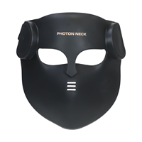 Masque facial LED en silicone rechargeable à 7 couleurs personnalisées, thérapie par lumière rouge, 630 nm 850 nm, équipement facial infrarouge