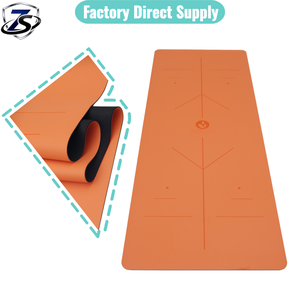 Tapis <span class=keywords><strong>de</strong></span> <span class=keywords><strong>yoga</strong></span> pliable en caoutchouc naturel PU <span class=keywords><strong>de</strong></span> 5 mm <span class=keywords><strong>de</strong></span> qualité supérieure, épais et rembourré, soutien articulaire, écologique, sans PVC, vente directe d'usine en gros - Product Image 1