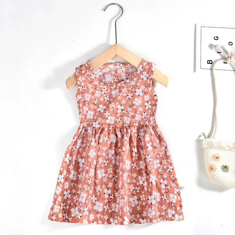 Saia de verão infantil, saia de algodão para meninas, vestidos de seda 0-8 anos, vestido de princesa, saia, roupas de bebê