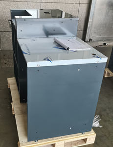 Mesa de caixa de checkout mesa em aço inox topo de grãos de metal balcão recepção secretária registo - Product Image 4