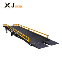 Rampe de chargement mobile hydraulique pliable de 6 à 15 tonnes, rampe de quai pour conteneurs, équipement de manutention de marchandises en acier inoxydable, directement de l'usine