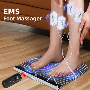 Elektrisches Fußmassagegerät, kabellose Fernbedienung, Punktmassagematte, 1–30 Stärkestufen, <span class=keywords><strong>15</strong></span>-Minuten-Timer, USB wiederaufladbar, für den Fuß - Product Image 1