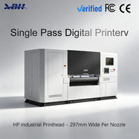 Penjualan Pabrik Mesin Printer Kardus Bergelombang dengan Conveyor Belt 1.6m, 3 Head Fi1000, Satu Kali Proses, Kecepatan Tinggi