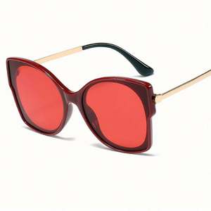 Gafas de Sol de Moda Retro para Mujer, Estilo Ojo de Gato, Colores Dulces, Tamaño Grande, Protección UV400, Novedad 2019 - Product Image 2