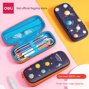 <span class=keywords><strong>Astuccio</strong></span> Deli 67093 in EVA per <span class=keywords><strong>Uomo</strong></span> e Donna, Porta Cancelleria per Studenti delle Elementari, Carino e di Grande Capacità, Alta Qualità per Bambini - Product Image 2