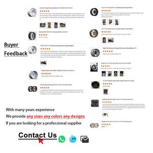 Колесо 18 19 20 21 22 24 дюйма, 1 шт., глянцевые черные кованые диски для автомобиля, 5 отверстий 5x120 5x112 20 "21" для BMW Chevrolet Corvette C8 - Product Image 5