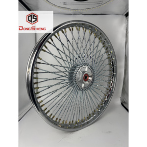 Fabrieksdirect 1.4*<span class=keywords><strong>18</strong></span> inch 72 spaaks motorfiets voorwiel velg schijfrem voor CG125 CB125 CD125 HJ125 QJ125 WIN100 OEM kwaliteit - Product Image 1