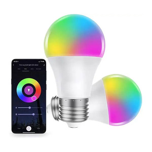 Bombilla Inteligente con Control por Voz Tuya App, Compatible con <span class=keywords><strong>Alexa</strong></span> y Google Assistant, B22/E27/E26, Cuerpo de Lámpara de PC/Plástico, Wifi, BT, Certificación ROHS y CE - Product Image 5