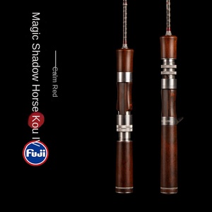 Canne à pêche Demon Hunter Magic Shadow Quatrième Génération, avec anneaux Fuji, poignée droite en carbone, action souple, pour micro-lure - Product Image 2