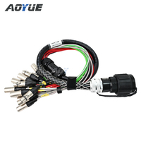 Câbles multipaires professionnels 16 canaux 1,5M-12MXLR/4FXLR-VFS de haute qualité pour signal audio Neutrik XLR