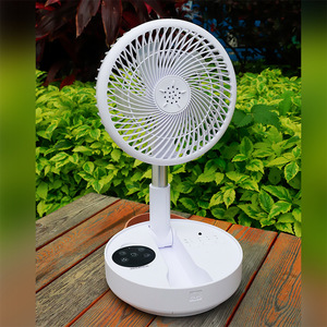 ELEGANTLY SIMPLE Tower Fan TM520 1W mAh Battery Powered Silent Foldable Desk Fan With Remote Control And Timer For Home Use - Product Image 2