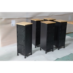 Armario de Metal extensible de estilo Vintage Industrial, muebles para el hogar para la escuela, taller universitario, almacén, Hotel, sala de estar, almacenamiento - Product Image 3