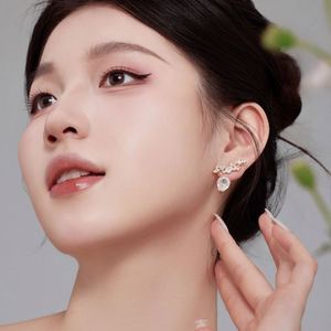 Dylam Dainty Luxury 925 Sterling Silver Rhodium 18K Gold Plated 8A Zirconia Irregular Shape Women <b>Fine</b> Jewelry <b>Stud</b> <b>Earrings</b> - Product Image 5