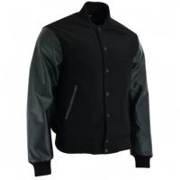 Vestes universitaires réversibles en jean matelassées imperméables pour hommes, en Spandex/Nylon, style gothique, sur mesure, vente en gros, très demandées