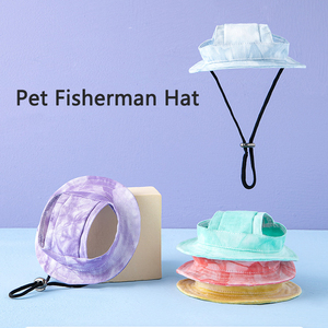 Gorras para perros, gorro de algodón teñido anudado para perros, gorros para gatos de cuatro estaciones, otros gorros, gorros para perros y gatos - Product Image 2