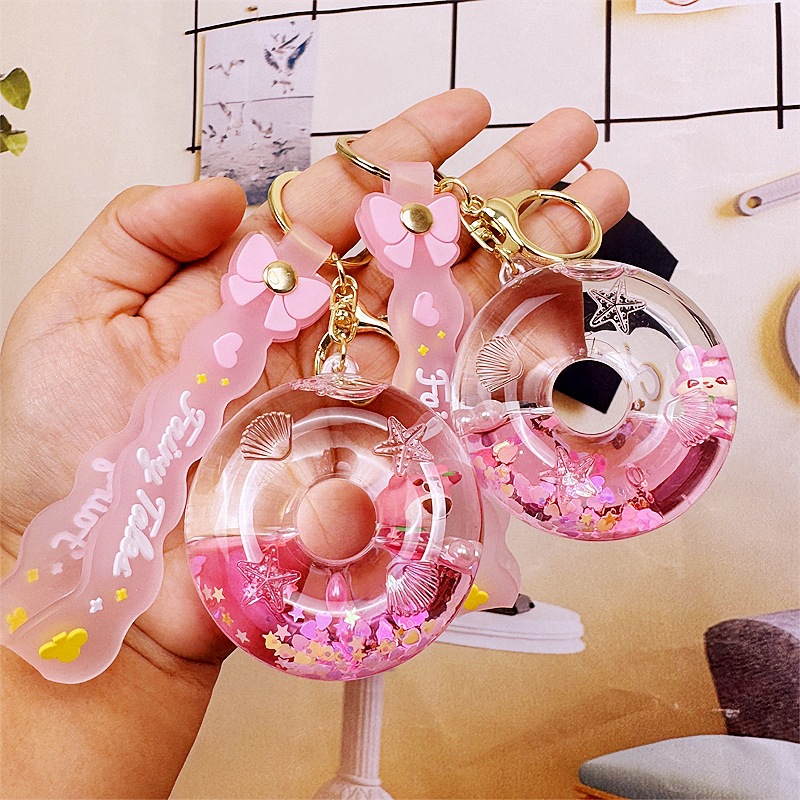 韓国【FOLNUA】Cancan Folly Keyring - Pink Designer fashion, Seoul-fully created | W Concept