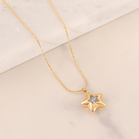 Collier ras du cou en acier inoxydable plaqué or PVD 18 carats avec pendentif cœur, chaîne lame, bijoux tendance et sportifs pour femme