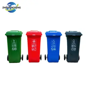 120l 240l 660l pédale mobile poubelles en plastique poubelle poubelle