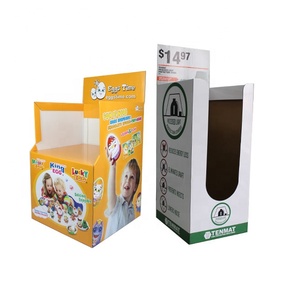 Siêu thị tùy chỉnh Pop tông Standee hiển thị sóng vòng <span class=keywords><strong>Dump</strong></span> thùng cho sàn khuyến mãi giấy chất liệu - Product Image 5