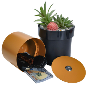 Hộp Khóa An Toàn Ẩn Bí Mật Bằng Sắt Chuyển Hướng An Toàn Hộp Đựng Chìa Khóa Ngăn An Toàn Chậu Hoa Cho Cửa Hầm Ẩn Nhà Vườn Ngoài Trời - Product Image 2