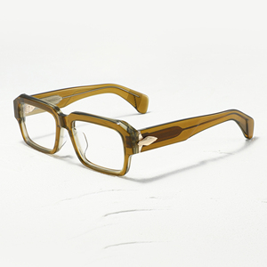 Monturas de Gafas Rectangulares de Aro Completo, Color Sólido, Unisex, Ligeras, Anti-UV, Corrección de Visión, Talla Adulto - Product Image 1