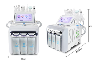 Mesin Hydra Dermabrasi Multi-Tegangan Colokan US untuk Salon Kecantikan 6-in-1 Jet Oksigen Pengencangan & Hidrasi Kulit Wajah - Product Image 5