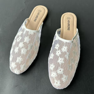 Baotou Lazy Man Half-Tie Fashionally Versatile <strong>Flat</strong> <strong>Sandals</strong> for <strong>Lady</strong> Shoes - Product Image 3