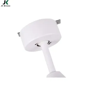 JK ZS-52-20009-3LK-WH 뜨거운 판매 음소거 원격 제어 52 인치 스마트 LED 큰 천장 팬