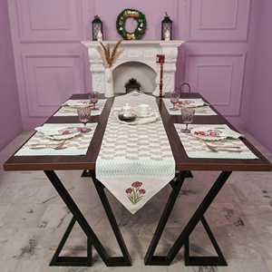 PAISLEY WHISPERS PLACEMATS Natural Style Floral Print Home Decoration Wedding <b>Garden</b> Party Table Runner Placemat - Product Image 1