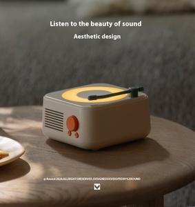 Night Light Bluetooth <b>Speaker</b> for Kids Cute Kids Bluetooth <b>Speaker</b> <b>Retro</b> Vinyl <b>Speaker</b> for indoor outdoor - Product Image 2