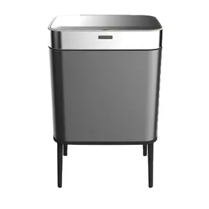 2024热卖60L批发自动电子大方形厨房办公室传感器垃圾桶