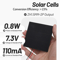 Panneau solaire mini ultra-fin 0,1W 0,8W 1W, tension personnalisée, petit module solaire SMT, panneau solaire micro OEM pour projets électroniques