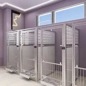 AEOLUS Custom Retractable Built Dog Kennels Factory Direct Supply Support Factory Inspection Dog Runs Kennel