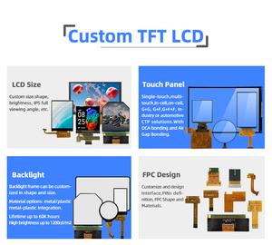 2,4 2,8 3 3,5 4,3 5 7 10,1-Zoll-halbfertige TFT-Anzeige module mit Touchscreen-Bildschirm - Product Image 3