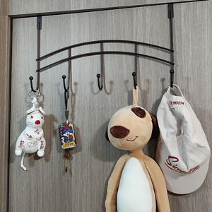 5 Móc Móc Treo Quần Áo Treo Tường Móc Áo Móc Treo Cửa Bằng Sắt Móc Trên Cửa Bằng Kim Loại - Product Image 6