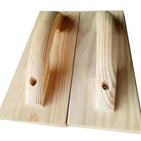 Truelle flottante en bois de qualité industrielle avec fonction carrée truelle de plâtrage avec manche en bois confortable