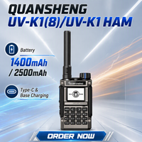 QUANSHENG UV-K1(8) UV-K1 UV-K1 Walkie Talkie Portabel Multi Band Transceiver Pemrograman USB Input Bahasa Inggris Cina Tipe C