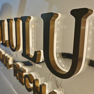 Letreros con Logotipo 3D Personalizados, Letrero <span class=keywords><strong>LED</strong></span> Retroiluminado Personalizado para Exteriores, Letras Publicitarias <span class=keywords><strong>LED</strong></span> 3D, Letrero con Logotipo Comercial, Letrero <span class=keywords><strong>LED</strong></span> para Exteriores - Product Image 2