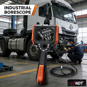 Boroscopio Industrial de 4.5mm 360 °   Cámara Endoscópica Articulada con Pantalla LED HD de <span class=keywords><strong>5</strong></span>'' y Resistencia al Agua IP67 para Locomotoras Ferroviarias - Product Image 1