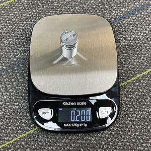 Balance de cuisine électronique portable Weiheng, précision 0,1g, capacité 12KG/1G, écran LCD/LED, ABS, prise en charge OEM - Modèle WH-B33 OEM - Product Image 2