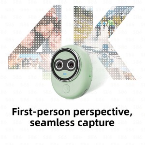 Kids' Camera Dual Lenses Engineering Plastic AI Voice Interaction 3-6 Years Milky White Elegant Black Khaki Gray Light Green - Product Image 4